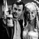 Bob Crane with his eventual second wife Patricia Olson on Hogan’s Heroes, 1969 (Photo: CBS Television)